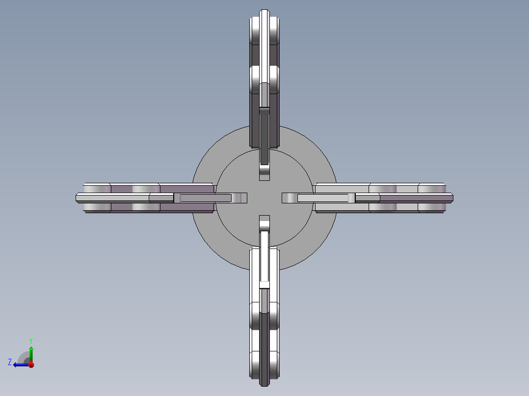 sw机械夹爪右视图