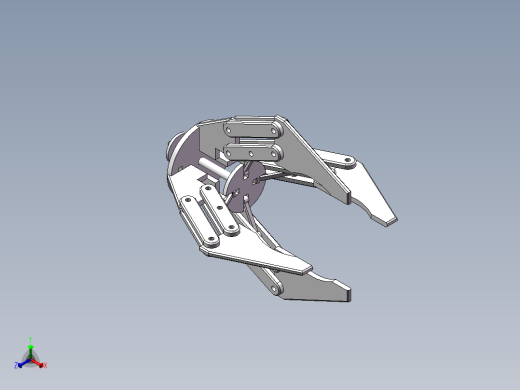 sw机械夹爪正等轴测缩略图