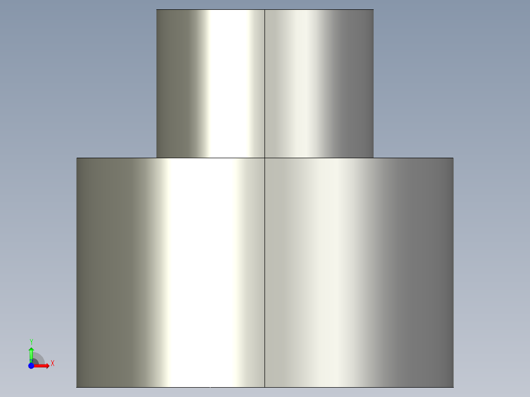 船舶管路系统SeaCor_ReducerCoupling_SxS_37J129249_2in x 1in前视图