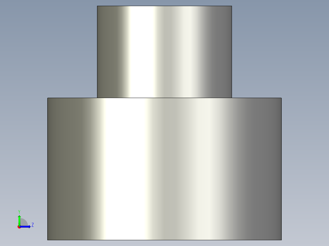 船舶管路系统SeaCor_ReducerCoupling_SxS_37J129249_2in x 1in左视图