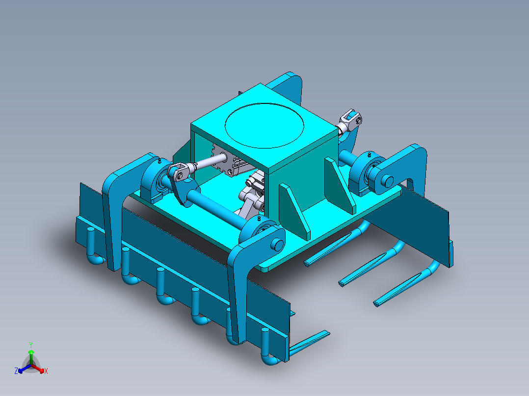 大型抓手正等轴测图