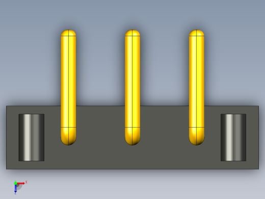 迷你直角滑动开关，宽10毫米x高2.5毫米俯视缩略图