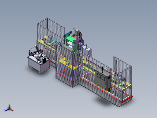 数控冲压专用机床sw17正等轴测缩略图