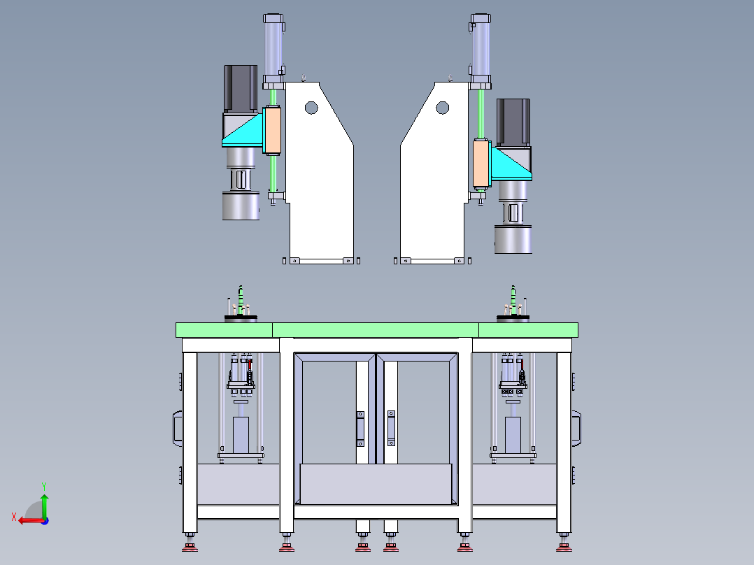 轴承校准检测设备sw17可编辑后视图