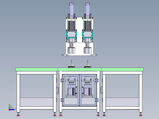 轴承校准检测设备sw17可编辑左视缩略图