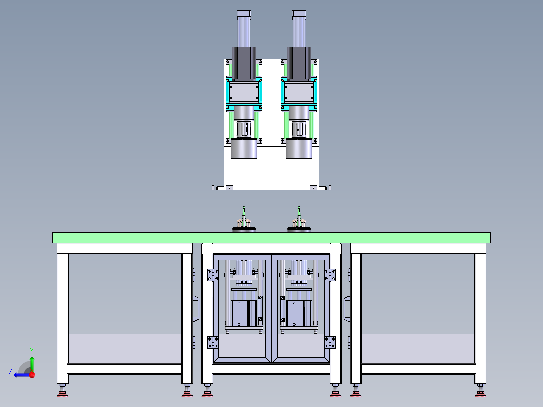 轴承校准检测设备sw17可编辑右视图