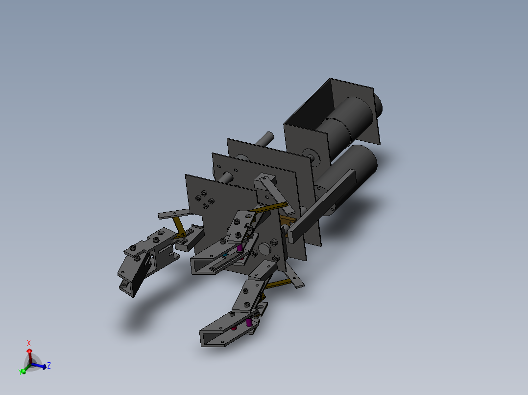 机械型夹持器（需要特征识别）