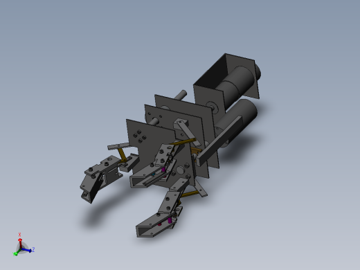 机械型夹持器（需要特征识别）