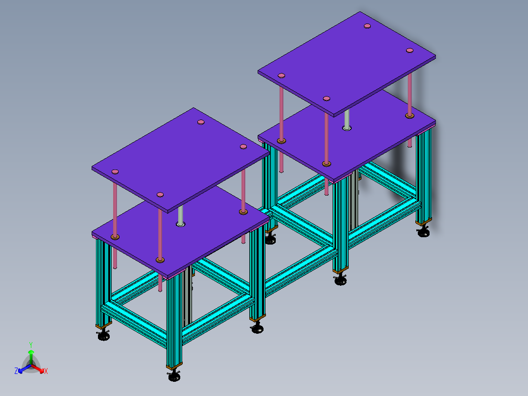 双工位顶升平台设计