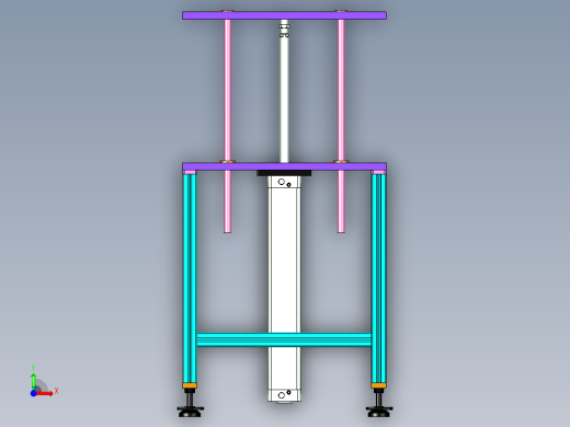 双工位顶升平台设计前视缩略图