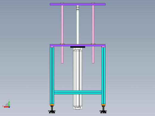 双工位顶升平台设计后视缩略图