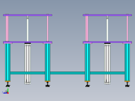 双工位顶升平台设计右视缩略图