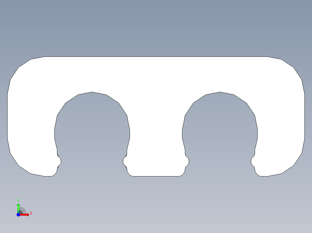 耳机线固定器前视图