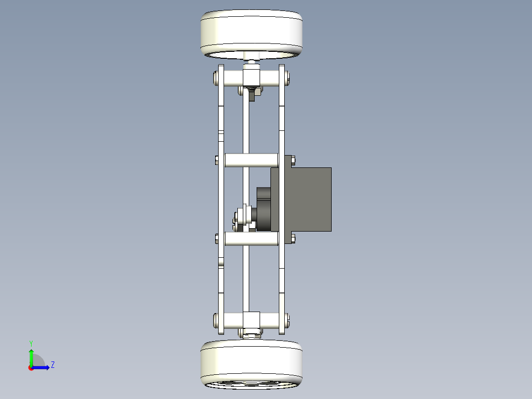 玩具车头左视图