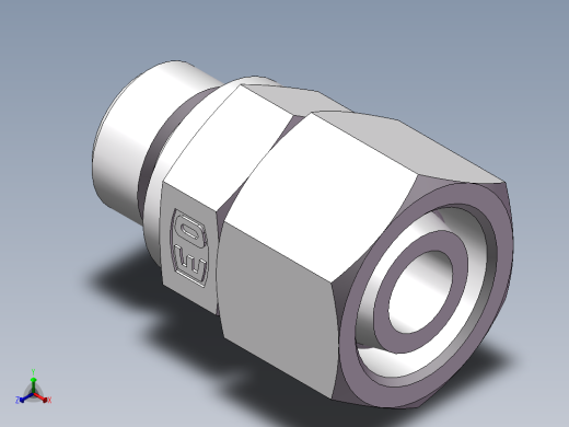 直通公制螺纹组合接头、2MC-18-22WD
