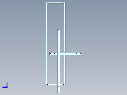 四方管天花吊灯右视缩略图