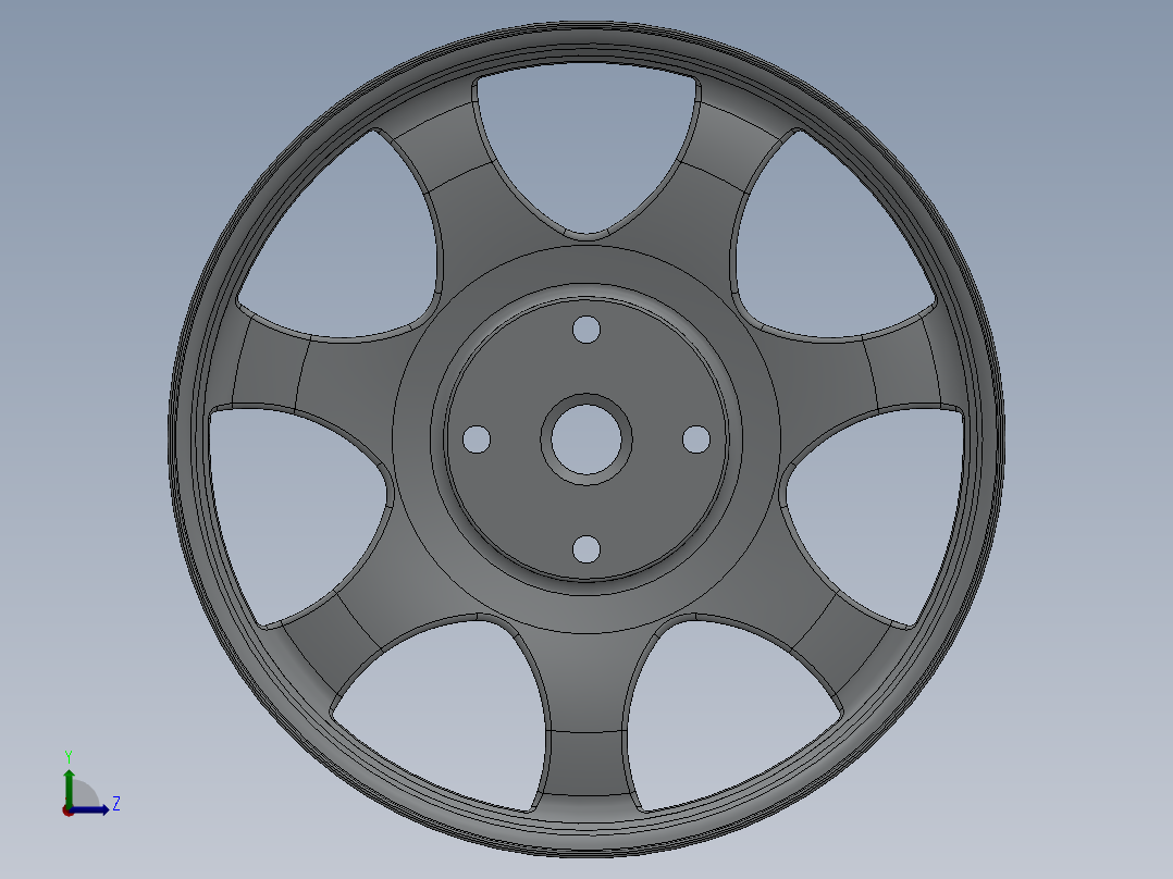 轮毂、轮胎(68)左视图