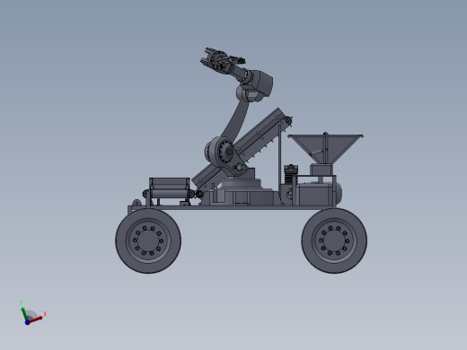 KF-2610 仓储货箱自动搬运机器人后视缩略图