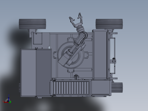 KF-2610 仓储货箱自动搬运机器人俯视缩略图