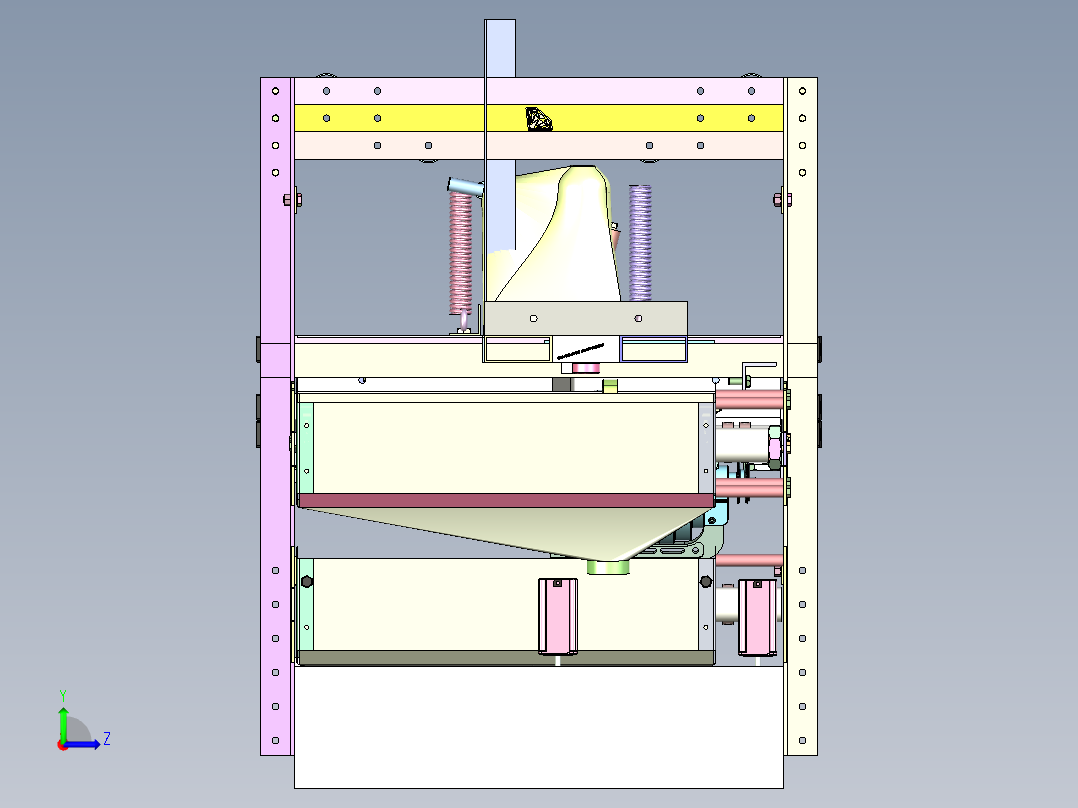 LL-3940 食品包装瓶自动理瓶机左视图