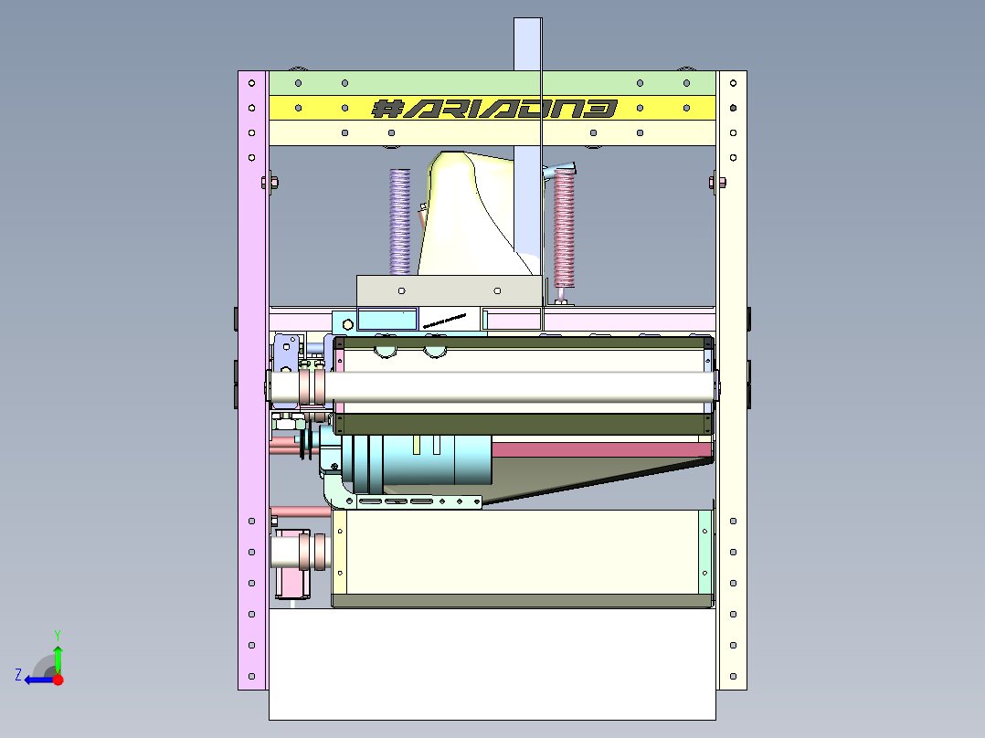 LL-3940 食品包装瓶自动理瓶机右视图