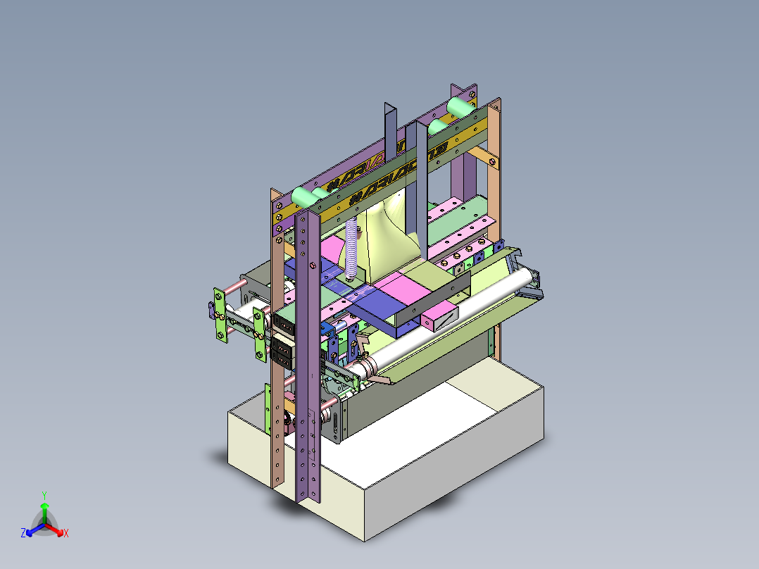 LL-3940 食品包装瓶自动理瓶机正等轴测图