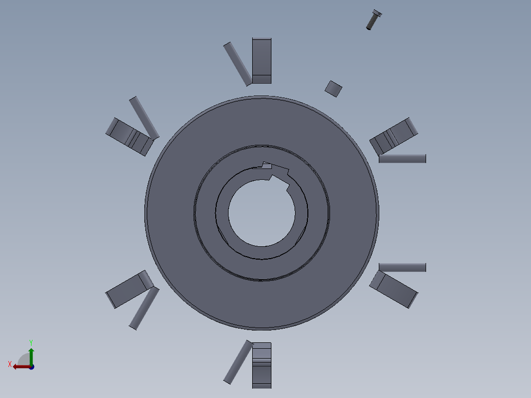离合器(4)后视图