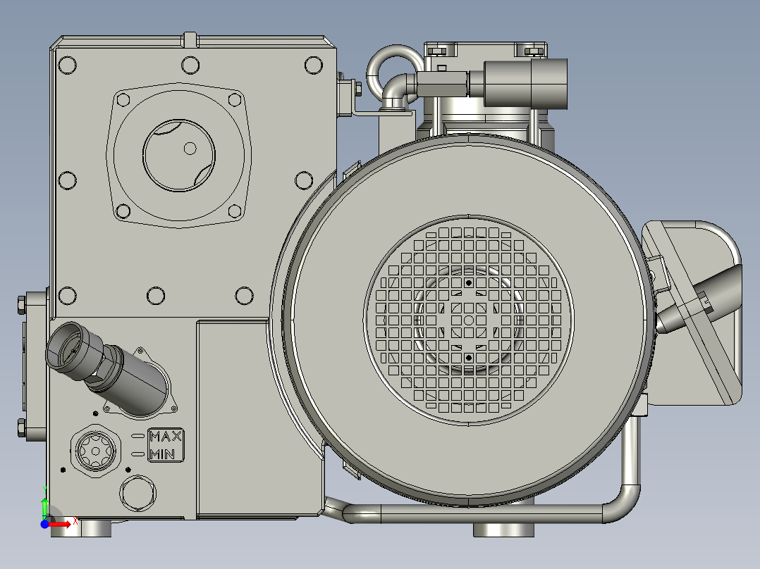 泵、水泵(41)前视图