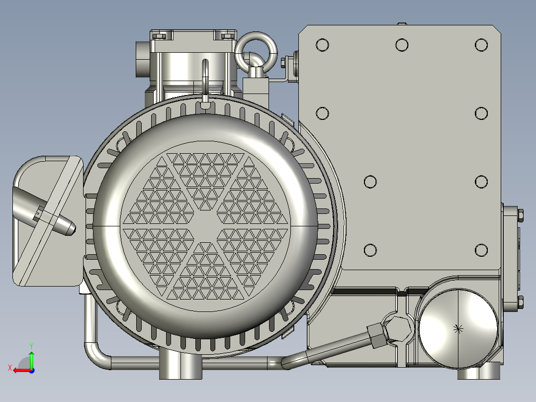 泵、水泵(41)后视图