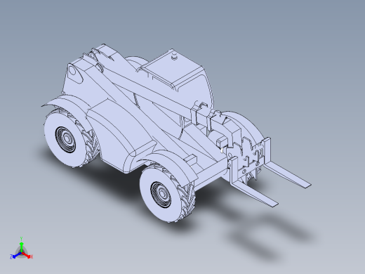 伸缩臂叉车SW模型