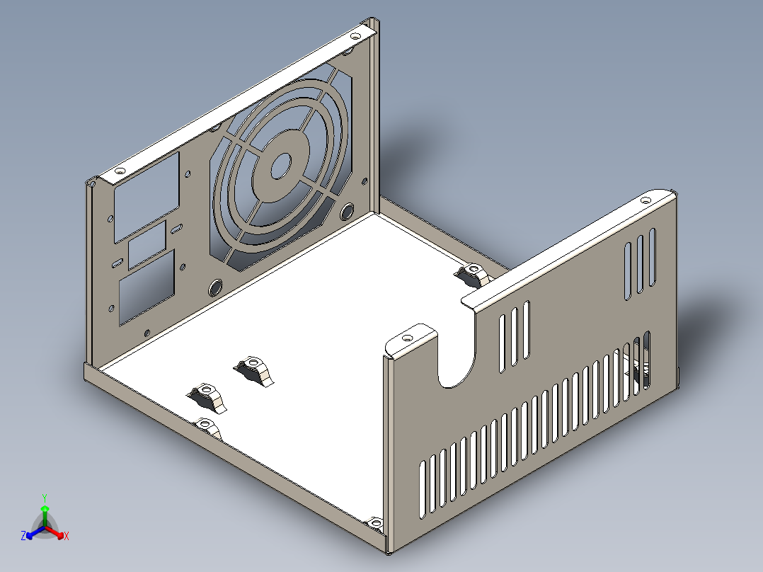 smps顶盖和底盖11正等轴测图