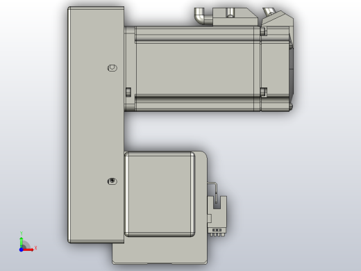 皮带直线轴半封闭可选导轨TPA-HNB-65S-90-L1900-LU-Y-P10-N3前视缩略图