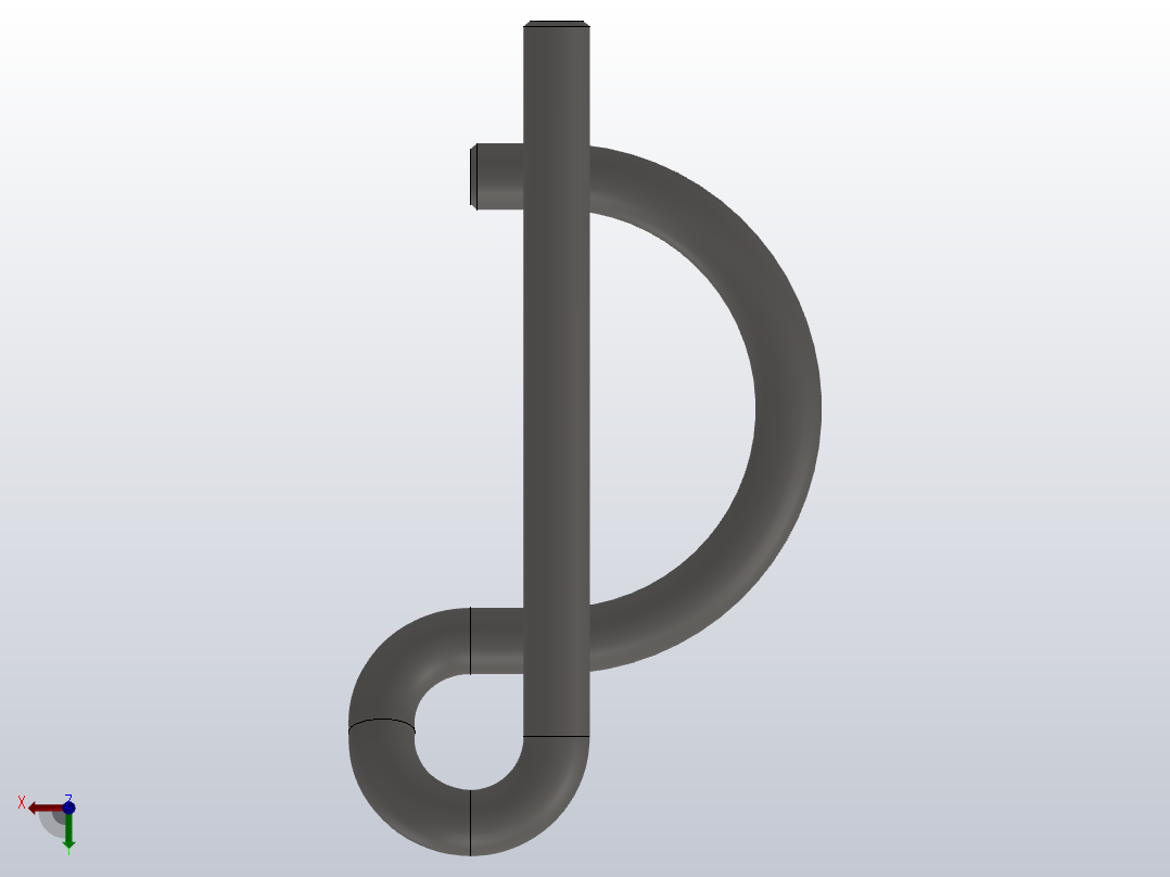 D形销[TX-10]前视图