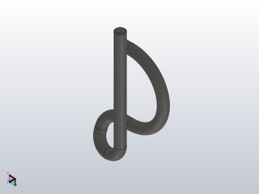 D形销[TX-10]正等轴测缩略图