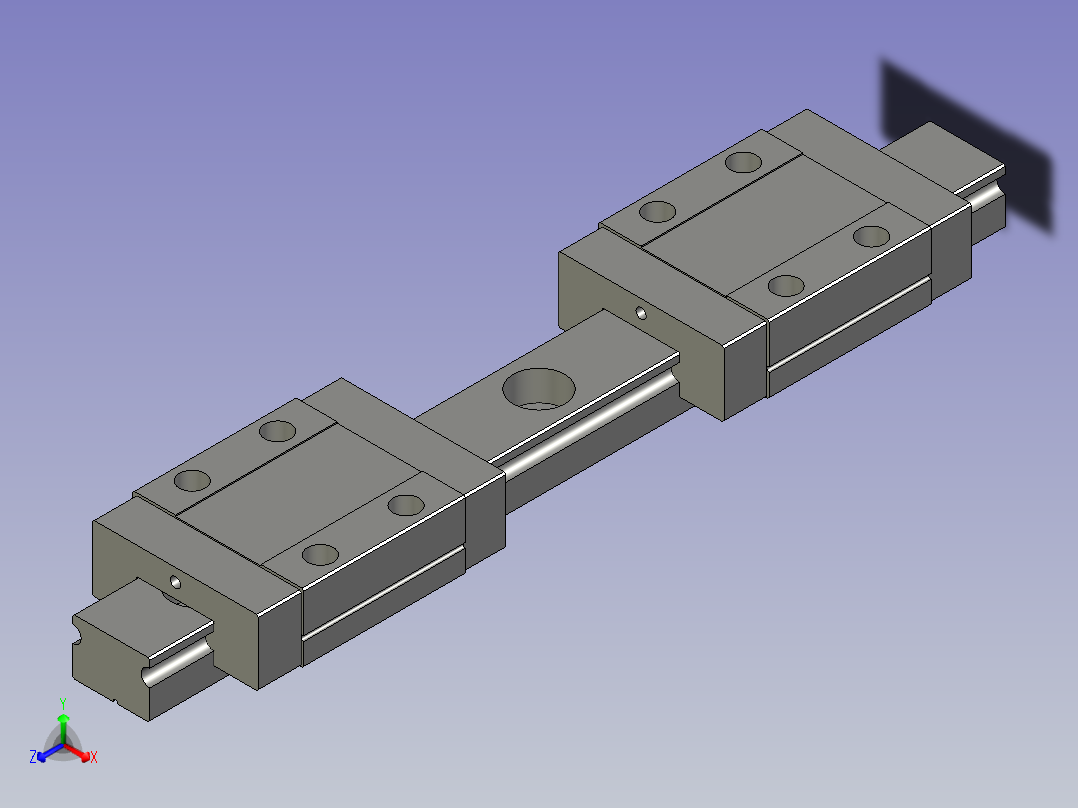 PJ2302-0029-直线导轨MGN9C2R100Z0CM主视图
