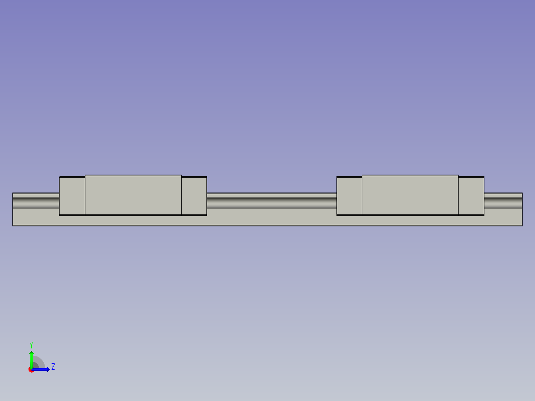 PJ2302-0029-直线导轨MGN9C2R100Z0CM左视图