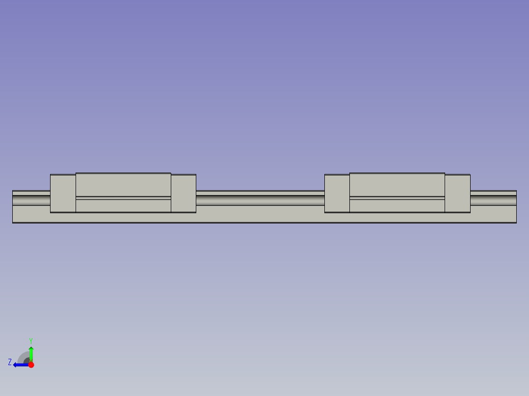 PJ2302-0029-直线导轨MGN9C2R100Z0CM右视图