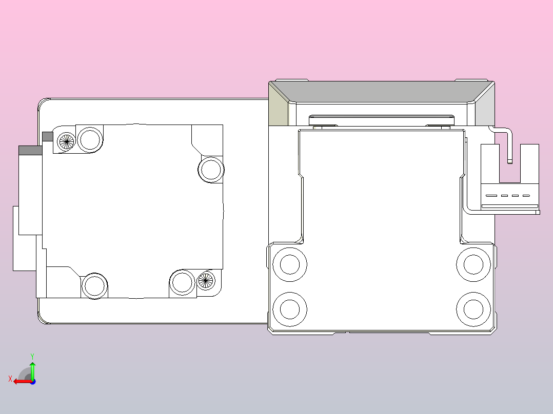 滚珠丝杠线性轴TPA-GCRS-50-1205C-L200-ML-M10-N3后视图