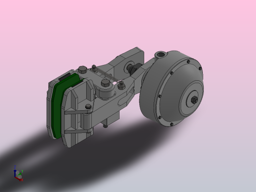 PDB气动盘式制动器PDB10 514×25.4-1014