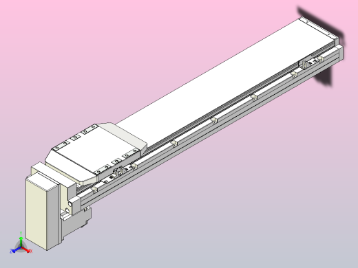 滚珠丝杠直线轴内置导轨TPA-GCR-170-2510C-L700-MP-M75-N3
