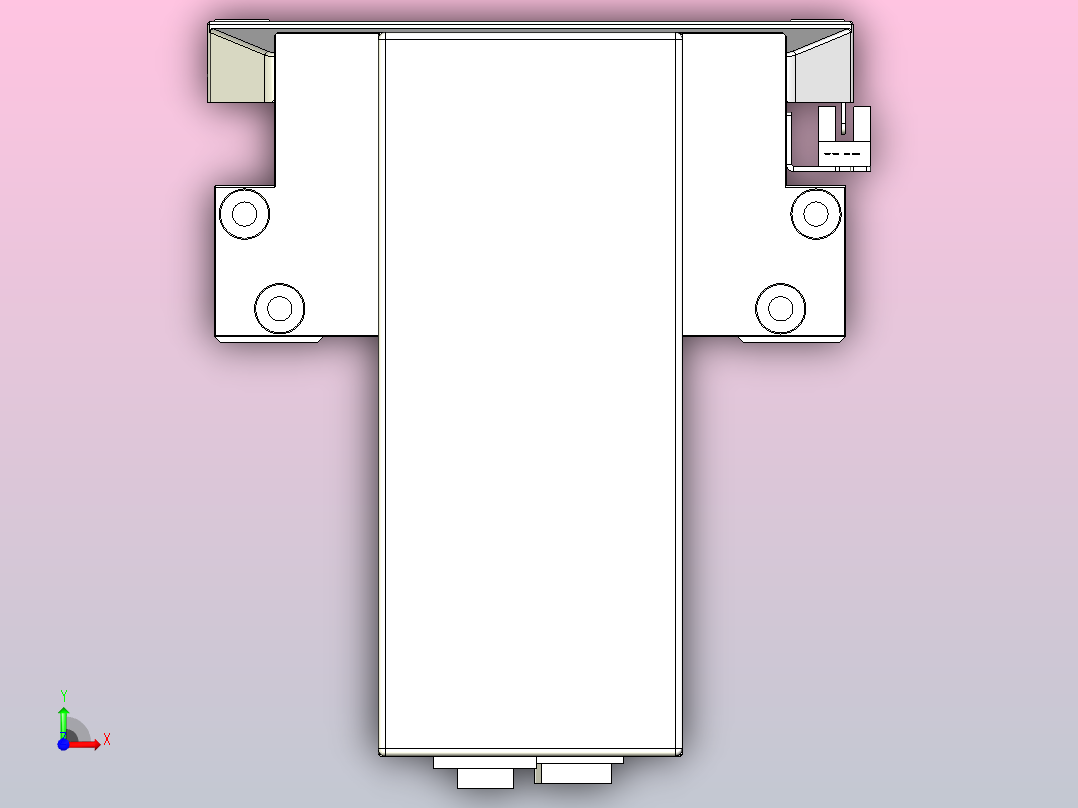滚珠丝杠直线轴内置导轨TPA-GCR-170-2510C-L700-MP-M75-N3前视图