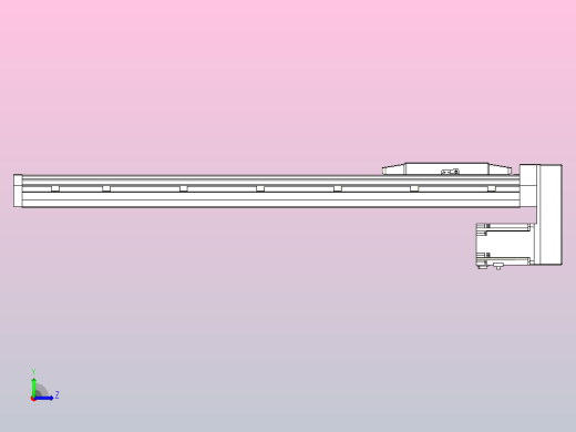 滚珠丝杠直线轴内置导轨TPA-GCR-170-2510C-L700-MP-M75-N3左视缩略图