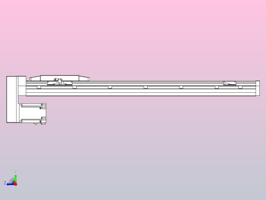 滚珠丝杠直线轴内置导轨TPA-GCR-170-2510C-L700-MP-M75-N3右视缩略图