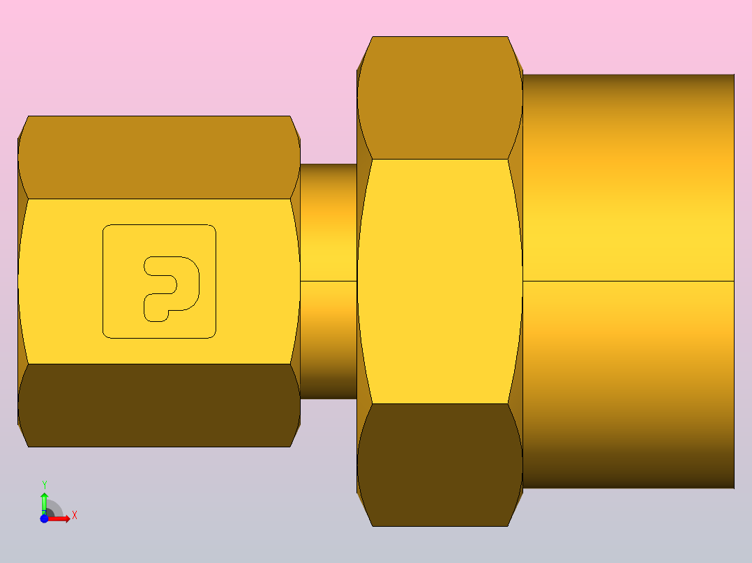 母接头66C 2 2前视图