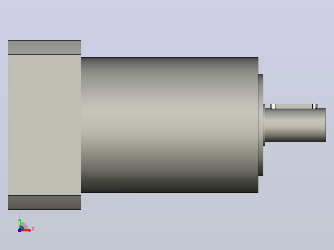 间隙减速器gearbox_gbx080015k_gbk_080_100_3_f前视图