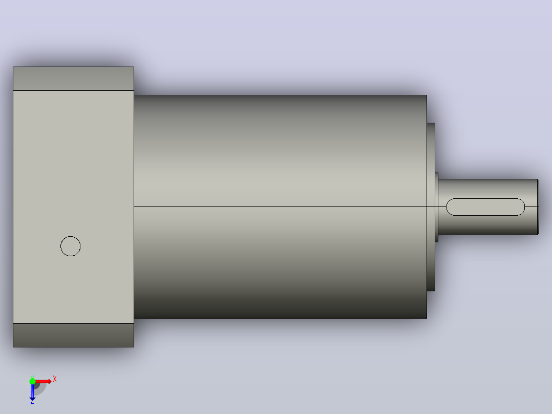 间隙减速器gearbox_gbx080015k_gbk_080_100_3_f俯视图