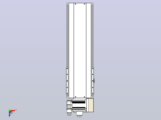 皮带直线轴半封闭可选导轨TPA-HNB-220D-176-L400-RU-Y-P1K-N3俯视缩略图