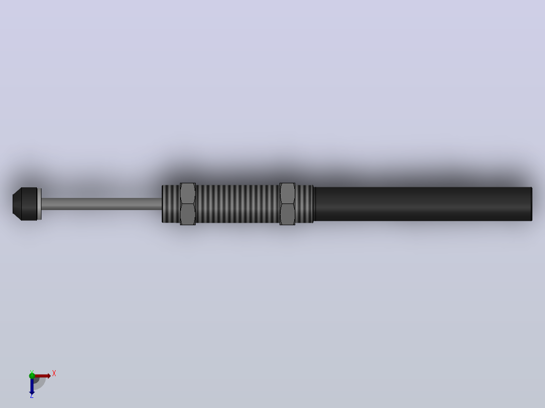 AD-2550／2580油压缓冲器[AD▪2580]俯视图