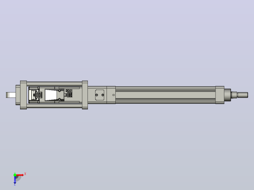 轻载电动缸TPA-ESR25-1002C-L100-M-CA-W-P10-C3俯视缩略图