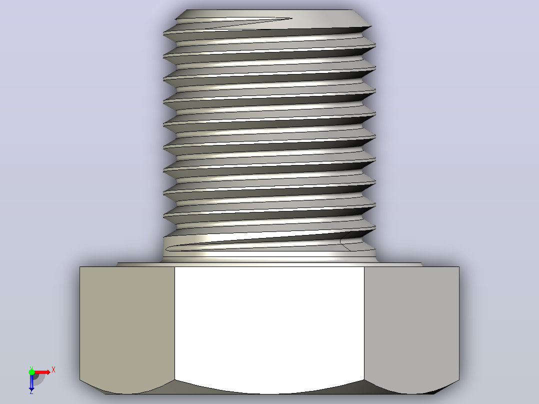 DIN_EN_ISO_4017_M42x50.ipt六角螺栓俯视图